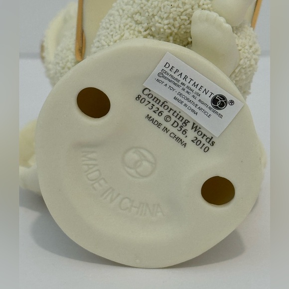 Dept. 56 Snowbabies " Comforting Words" Angel Figurine #807326 - Picture 5 of 6